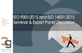 UCD Estate Services - ISO Consultants Ireland | ISO Company€¦ · MANAGEMENT SYSTEMS ISO 9001:2015 and ISO 14001:2015 ... ISO 9001:2015 –A Guide to the Changes Quality Principles