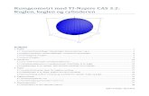 Rumgeometri med TI-Nspire CAS 3.2: Kuglen, keglen og ...t3-danmark.dk/wp-content/uploads/rumgeometri_ver32.pdf · 3.1 Cavalieri/Arkimedes bevis for kuglens rumfang..... 17 3.2 Udfoldningen