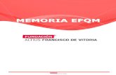 Inicio | ÁGORA - Memoria EFQM FAFV 2016 · 2020-06-08 · académico, generalmente ayudando los fines de semana. La calidad está presente en la organización desde su origen concediendo