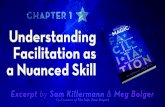 CHAPTER 1 Understanding Facilitation as a Nuanced Skill · CHAPTER 1 Understanding Facilitation as a Nuanced Skill. F acilitation is a challenging subject to teach. It’s in the