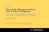 REPORT Racial Disparities on Full Display Report on R… · DPCC REPORT: Racial Disparities on Full Display: COVID-19 Is Disproportionately Affecting Communities of Color | April