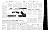CASS CITY CHRONICLE - newspapers.rawson.lib.mi.usnewspapers.rawson.lib.mi.us › chronicle › CCC_1972 (E... · hunting for pheasant and chukar partridge but as the club prospers