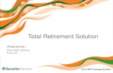 Total Retirement Solution ... NFP Retirement Plan Consulting Model Qualified Plan Consultants Non-Qualified