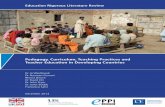 Education Rigorous Literature Review - Early Learning Toolkit · 2019-05-03 · 5.5 Barriers to learning: limited resources and large class sizes ... construct the teaching and learning