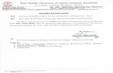 Rajiv Gandhi University of Health Sciences Notification and time... · PDF file 2019-05-16 · Rajiv Gandhi University of Health Sciences, Karnataka Dr.K B Linge Gowda Registrar (Evaluation)
