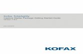 Kofax TotalAgility Capture Starter Package Getting Started Guide · PDF file Kofax TotalAgility Capture Starter Package Getting Started Guide Configure the Kofax Export Connector settings.....31