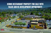 ICONIC RESTAURANT PROPERTY FOR SALE WITH VALUE ADD …€¦ · ICONIC RESTAURANT PROPERTY FOR SALE WITH VALUE ADD RE-DEVELOPMENT OPPORTUNITY. 1710 & 1740 S. Coast Highway, Laguna