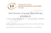 Serious Case Review Child L ... 1 Serious Case Review Child L Overview Report November 2018 Serious Case Review (SCR) commissioned and completed for Newham Safeguarding Children Board