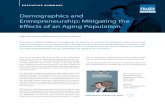 Demographics and Entrepreneurship: Mitigating the Effects ... · Mitigating the Effects of an Aging Population the US and Europe, explores some of the possible policy reforms that