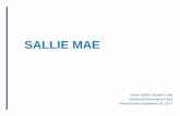 SALLIE MAE...of loan servicing from Navient to Sallie Mae Bank, Sallie Mae Bank acted as master servicer for the transaction and Navient as subservicer, and the loan pool is serviced