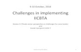 Challenges in implementing IICBTA - UN ESCAP › ... › MIFFA-Presentation.pdf · Improve value-added activities prior to export Eliminate wherever possible the time-consuming, costly