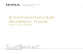 Environmental Auditor Pack - iema.net Au… · Applicants for the higher categories of registration (Environmental Auditor, Principal Environmental Auditor and Lead EMS Auditor) should