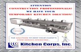 THE SOLUTION TO KEEP YOUR CLIENT’S FOOD SERVICE … · An industrial kitchen equipped with production, preparation, dishwashing, dry storage, ... trailers are customized to become