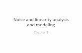 Noise and linearity analysis and modelinghtang/ECE5211_doc_files/ECE... · Chapter 9 Figure 14 9.3.7 Sampled signal noise For a sample and hold circuit, when the clock goes low, the