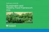Dalhousie University Sustainable and Healthy Food Framework · PDF file 4 Dalhousie University Sustainable and Health Food Framework On average 25% of all food purchases (franchises,