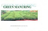GREEN MANURING - orr.naerls.gov.ng · Green manuring is different from short-or long-duration cover crop ping in which a crop (usually a legume) is sown primarily to protect the soil