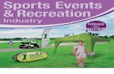 Sports Events & Recreation - Showdown Displays · Sports Events & Recreation Industry SHOWSTOPPER EVENT TENTS & ACCESSORIES • Provide instant shade for any outdoor sporting event