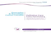 Doncaster & Bassetlaw Cancer Locality Palliative Care Core ... … · Palliative Care Core Formulary A guide to equivalent doses for opioid drugs NB this is to be used as a guide