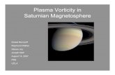 Plasma Vorticity in Saturnian Magnetosphere · Plasma Vorticity in Saturnian Magnetosphere Daniel Morozoff Raymond Walker Steven Joy Joseph Mafi August 14, 2007 PDS UCLA . A Simulation