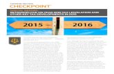 SPECIAL REPORT: RETROSPECTIVE ON YEAR-END TAX … · SPECIAL REPORT: RETROSPECTIVE ON YEAR-END TAX LEGISLATION AND OTHER KEY TAX DEVELOPMENTS IN 2015 The 2015 calendar year was a