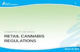 Retail Cannabis Regulations Presentation - Spruce …...Comparison of Setback Criteria Separation distance regulation Spruce Grove (proposed) Edmonton (proposed) Calgary (proposed)