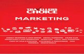 MARKETING...local marketing support. We’ll help you create business plans and marketing plans, and work with you to build your business. This booklet showcases the range of marketing