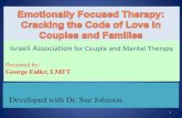 Israeli Association for Couple and Marital Therapy Association 2018-for sendin… · EFT – Couples Therapy For the first time we have a theory of love! The couples therapist is