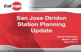 San Jose Diridon Station Planning Updateand+Minutes/JPB/2018/...2018/03/01  · San Jose Diridon Station Today • JPB owns track/platforms; current bus loop and parking lots • 9