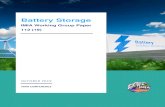 Battery Storage - I mia › ... › IMIA-WGP-112-19-Battery-Storage.pdf · 2020-01-06 · Battery Storage IMIA Working Group Paper 112 (19) discharge r ate, typically expressed in