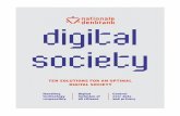 digital society · 2020-06-15 · chosen the Digital Society as the theme for this year. In the past months twenty talented young doctoral candidates and prospective doctoral students