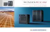 SUNSYS PCS2 IM - Socomec · 2 SUNSYS PCS² IM - SOCOMEC La solution de stockage d’énergie pour la gestion de l’alimentation des microgrids Dans un contexte de profonde mutation,