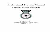 Professional Practice Manual - Municipal Capacitymunicipalcapacity.ca › +pub › document › resource-materials › ... · 2012-06-04 · professional practice manual for Canadian