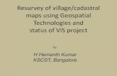 Resurvey of village/cadastral maps using Geospatial ...Pahani(RTC) is a very important revenue records, as it contains details of land such as owners' details, area, assessment, water