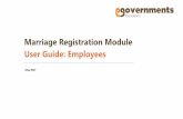 Marriage Registration Module User Guide: Employeesapasp.meeseva.gov.in/manuals/CDMA/Marriage Registration -User M… · developers and system integrators to make Digital India a reality