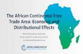 The African Continental Free Trade Area: Economic and Distributional ... · African Continental Free Trade Area | Economic and Distributional Effects Impact on tariff revenue is expected