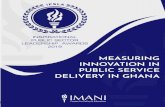 REV-IPSLA 2019 FINAL (web) - IMANI › ... › uploads › 2019 › 11 › REV-IPSLA-2019-FIN… · public service delivery in Ghana. IPSLA 2019 focused on measuring innovation in