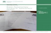 Brexit: Parliamentary scrutiny of 'replacement' treaties · 2019-07-30 · 6 Brexit: Parliamentary scrutiny of 'replacement' treaties . parliamentary scrutiny (21 days when both Houses