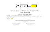 OWON Digital Multimeter User Manual - global.ntl.de · Multimeter digital “BT”, True RMS 2 When servicing the multimeter, use only the specified replacement parts. Use caution