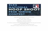 Casper Elks Local Hoop Shoot Free Throw Contest …...st Casper Elks Local Hoop Shoot Free Throw Contest When: December 7, 2019 Where: Casper College T-BirdGym Registration: 9:00 a.m