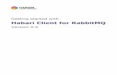 Getting started with - habarisoft.com · Getting started with Habari Client for RabbitMQ Version 6.6. 2 Habari Client for RabbitMQ 6.6 LIMITED WARRANTY No warranty of any sort, expressed