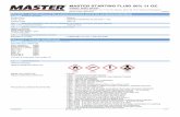 MASTER STARTING FLUID 50% 11 OZ. pdfs/SF-16.pdf · 2019-10-31 · MASTER STARTING FLUID 50% 11 OZ. Safety Data Sheet according to Federal Register / Vol. 77, No. 58 / Monday, March