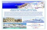 Spectacular Greece - Main Street Tours · 2019-11-10 · Port of Call: Heraklion, Crete (8am11:30pm) All day dock at Heraklion, the capital of the largest Greek island, Crete, where
