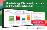 Katalog Boxed, s.r.o. a ITveSkole - DUMy.cz...Katalog Boxed, s.r.o. a ITveSkole.cz Jaro 2020 Interaktivní displej 65“ Vestel IF65T722 Velká úhlopříčka 165 cm Ovládání perem,