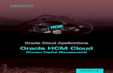 Oracle Cloud Applications Oracle HCM Cloud · Oracle HCM Cloud Oracle HCM Cloud Service는 제공하는인사의 A to Z를 Cloud 기반의 인적자산관리서비스입니다. Oracle