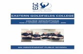 WELCOME TO EASTERN GOLDFIELDS COLLEGE · 2019-07-30 · EASTERN GOLDFIELDS COLLEGE COURSE DESCRIPTIONS YEAR 11 GENERAL PATHWAY COURSES - 2020 ... conventions or story and story-telling