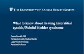 What to know about treating Interstitial cystitis/Painful ......• Pain, pressure, or discomfort in the pelvic area – Ex. with bladder filling, relieved by bladder emptying –