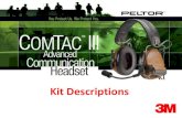 Peltor Comtac™ ACH Single Comm Kit, Coyote Tan...Peltor COMTAC IV Hybrid Single COMM Kit, Coyote Brown P/N: 88403- 00000 . KIT Includes: • Headset • PTT – AN/PRC-148, 152 •