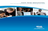 CIVIC TECH INITIATIVES · 2017-02-07 · 6 CIVIC TECH INITIATIVES TOOLKIT CASE STUDY: NCoC’s Civic Data Challenge The National Conference on Citizenship (NCoC) was founded in 1946,