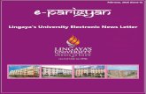 e Parigyan - lingayasuniversity.edu.in › lingayas › pdf › ... · GRE, GMAT, the gateway test for Masters, MBA studies in abroad as well as in Indian top notch Institutes. Masters