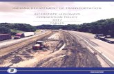 INDIANA DEPARTMENT OF TRANSPORTATION INTERSTATE … Interstate...INTERSTATE HIGHWAYS CONGESTION POLICY (IHCP) TABLE OF CONTENTS . ... Avenueᶧ 83 85 2 Weekend or ... I-465 (E Jct.)